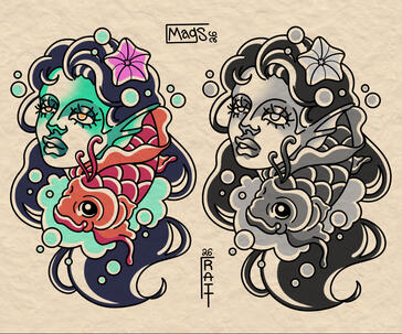 Mermaid head