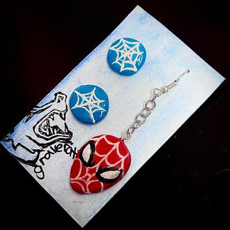 Spiderman Earrings